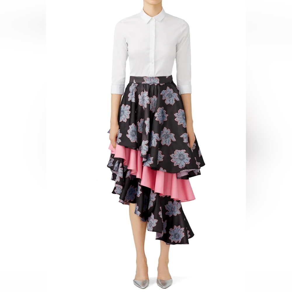 Viva Aviva floral ruffle skirt. Size 10 ❤️